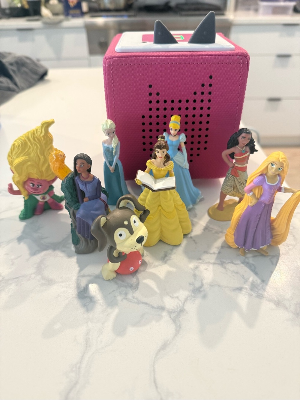 Toniebox 1 with Disney Princess bundle plus Frozen, Trolls, and Wish